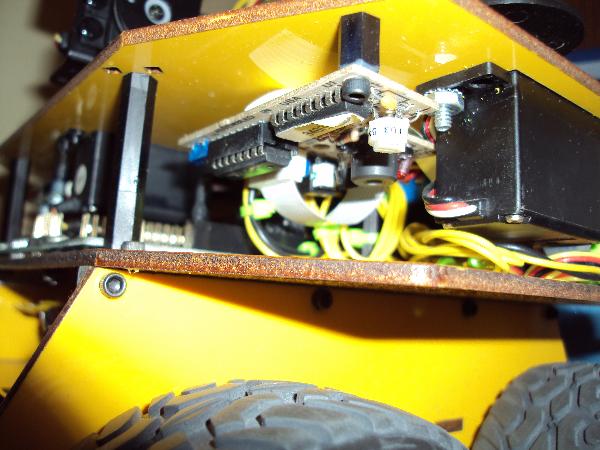 Robot Side View � Ultrasonic Drive PCB