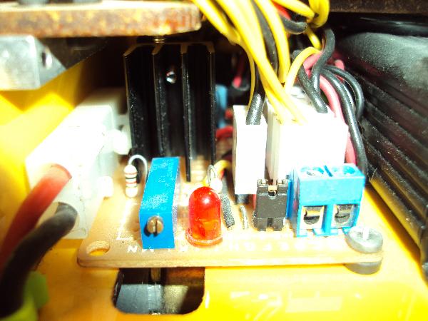 Robot Inside View � Power Regulator and I/F PCB